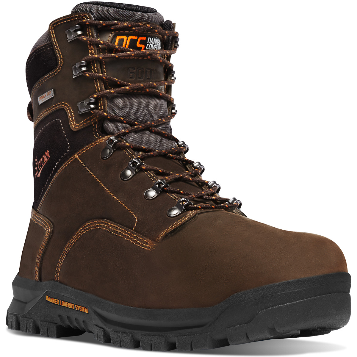 Danner Crafter 8 Composite Toe Dark Brown Work Boots Mens - South Africa 23185RJGN